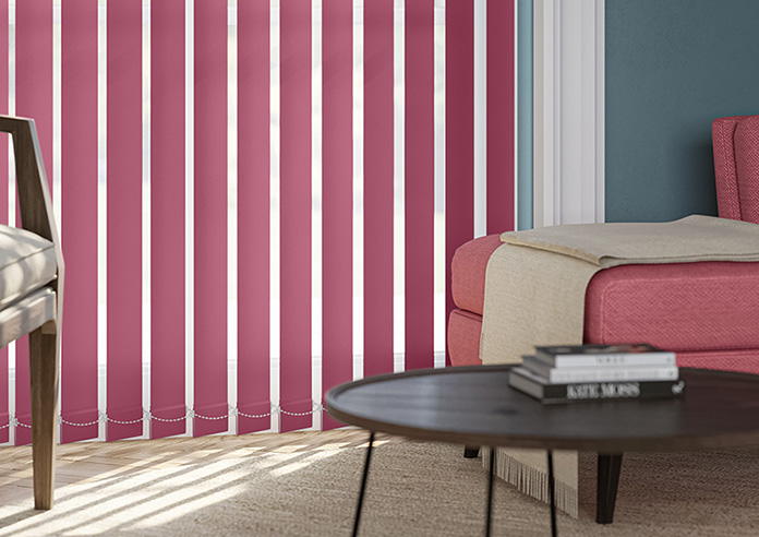 Roma, Hot Pink - Vertical Blind - Image 5